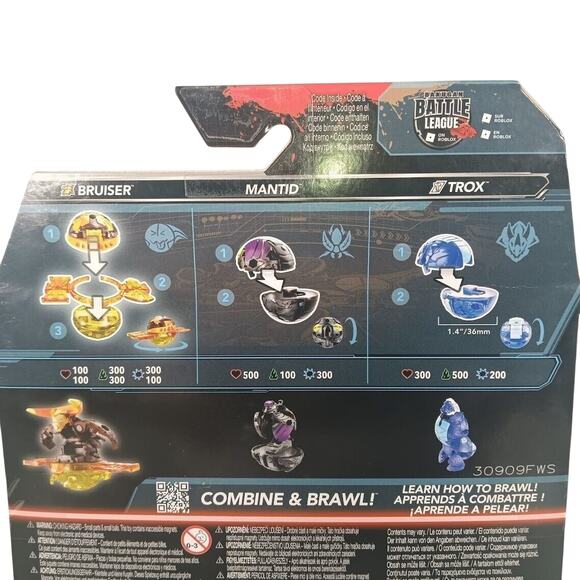 BAKUGAN Generation 3 STARTER PACK Special Attack Bruiser Mantid Titaniam Trox - Picture 3 of 6